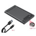Внешний BOX USB 3.1 прозрачный(Type-c)