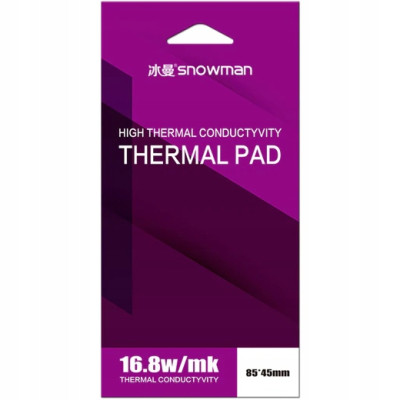 Термопрокладка Snowman 85x45x0.5mm 16.8 w/m-k