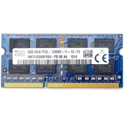 Hynix 8GB DDR3 SODIMM PC3-12800 1,35 [HMT41GS6BFR8A-PB] б.у.