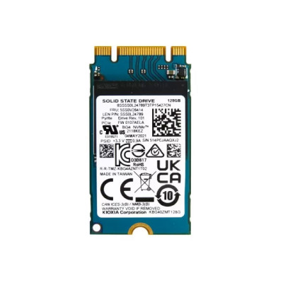 SSD Kioxia 128 GB PCIe NVMe SSD 2242 KBG40ZMT128G б.у.