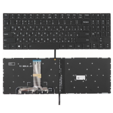 Клавиатура для ноутбука Lenovo Legion Y530-15 черная без рамки, подсветкой