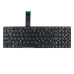 Клавиатура для ноутбука Asus K55VD черная без рамки Клавиатура для ноутбука Asus K55VD черная без рамки