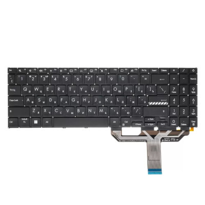 Клавиатура для ноутбука ASUS VivoBook 15 X1502 чёрная с подсветкой