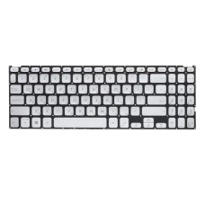 Клавиатура для ноутбука Asus X509 серебристая с подсветкой
