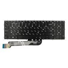 Клавиатура для ноутбука Dell 15 5565 черная с подсветкой