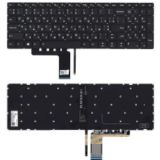 Клавиатура для ноутбука Lenovo Ideapad 310-15 черная с подсветкой