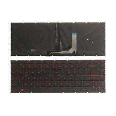 Клавиатура для ноутбука MSI GF63 с красной подсветкой ENG