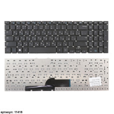 Клавиатура для ноутбука Samsung NP300E5V черная без рамки ver-2