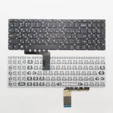 Клавиатура для ноутбука Lenovo IdeaPad 110-15IBR черная без рамки