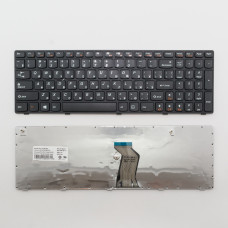 Клавиатура для ноутбука Lenovo G570 черная с рамкой