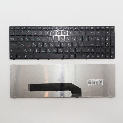Клавиатура для ноутбука Asus K50 черная с рамкой