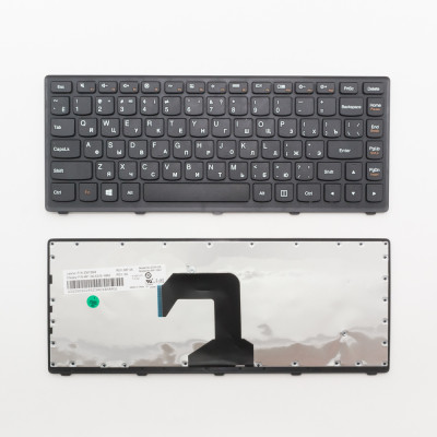 Клавиатура для ноутбука Lenovo S400 черная рамкой