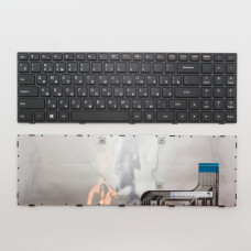 Клавиатура для ноутбука Lenovo IdeaPad 100-15IBY черная с рамкой